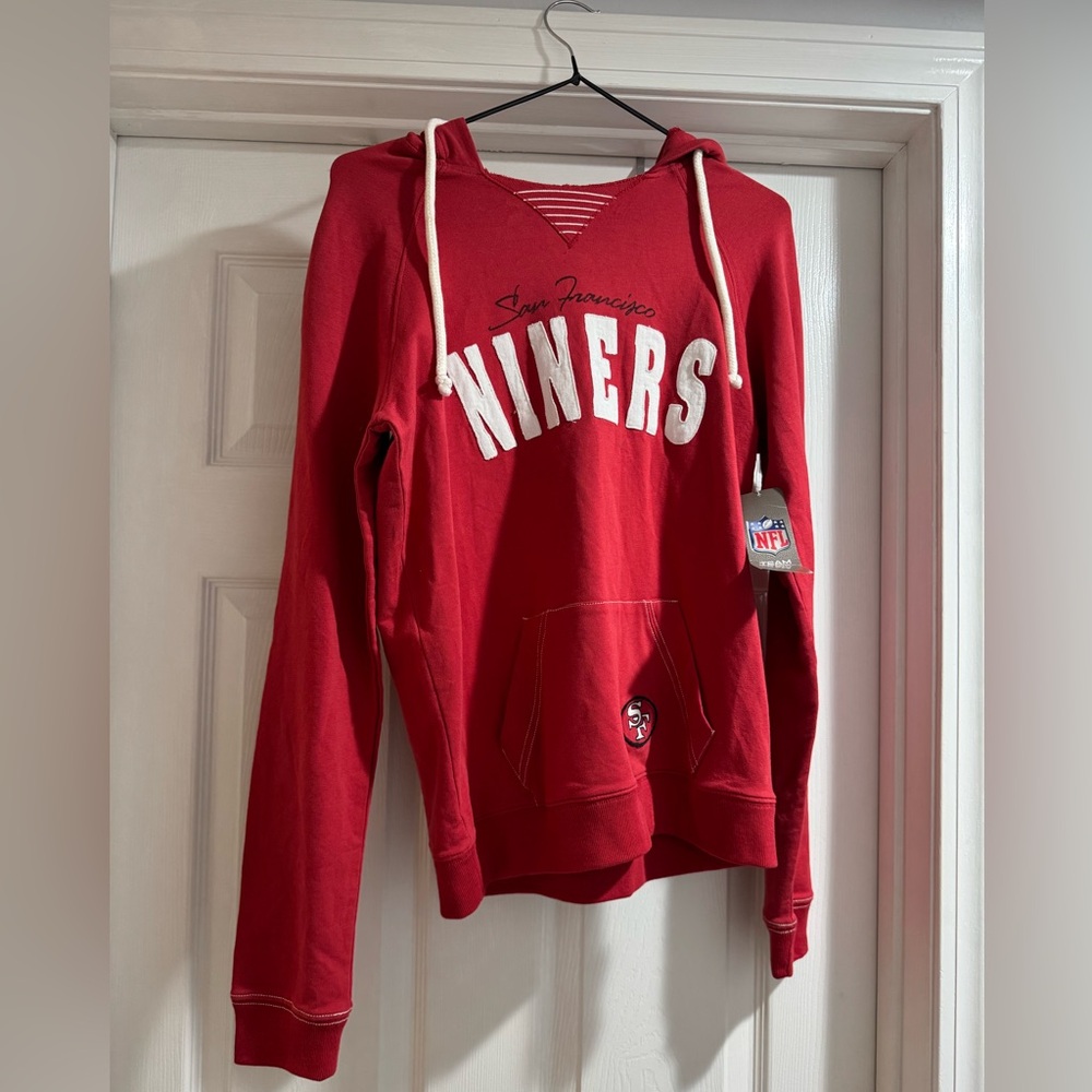 ‘47 Brand San Francisco 49ers Ladies Upperdeck Pullover Hoodie NWT - Picture 4 of 7